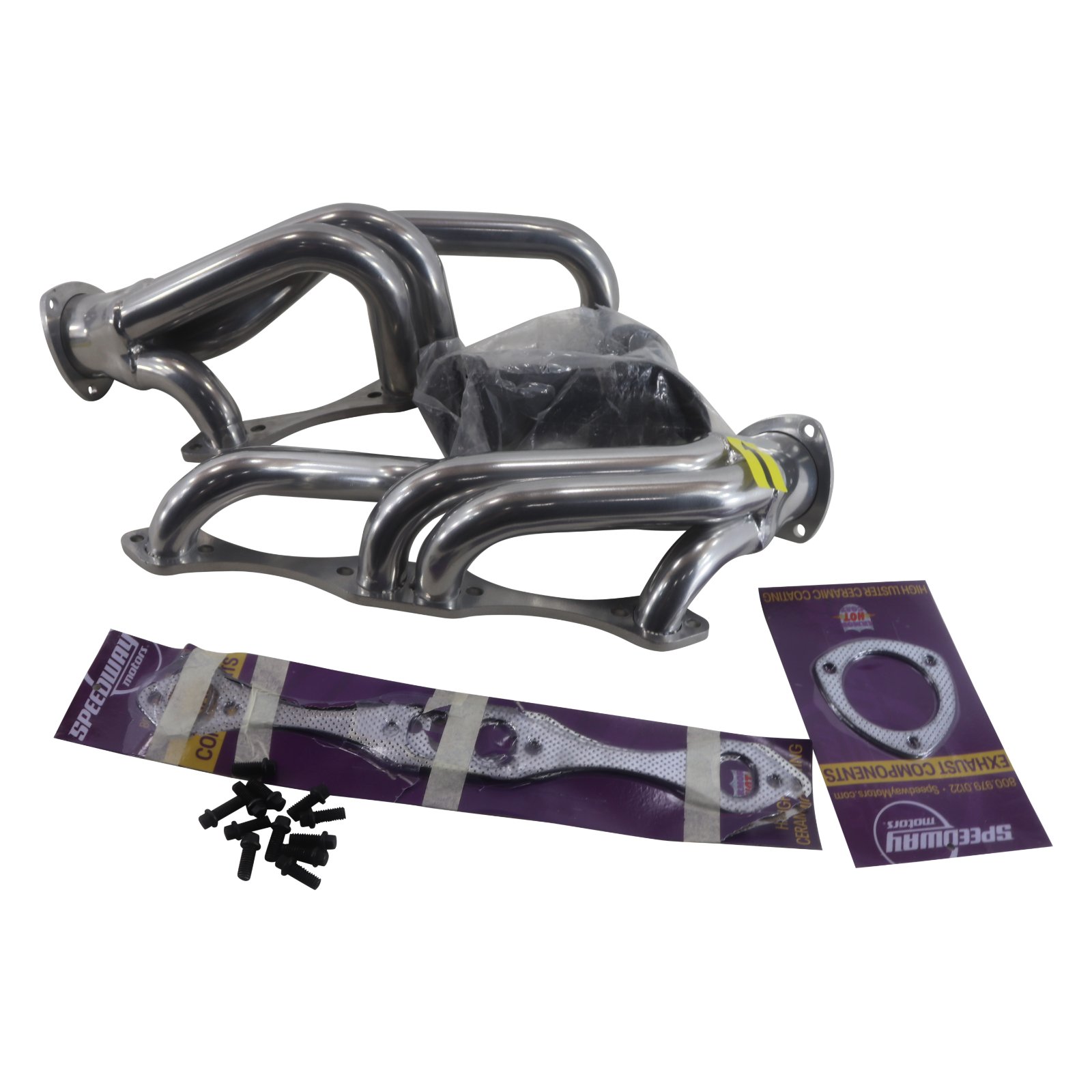 1955-57 Chevy Chassis Headers for Rack and Pinion, AHC Coated