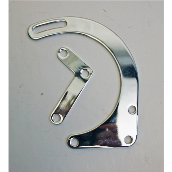 Garage Sale Small Block Chevy Low Mount Alternator Bracket, Chrome
