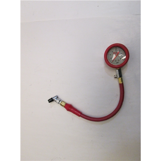 Safety Racing Liquid Filled Tire Pressure Gauge With Hose