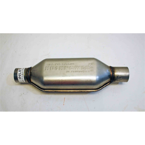 Flowmaster 12512304 HUSHPOWER II 2.5IN/OUT 4IN X 5IN X 18IN 409S SUPER MUFFLER