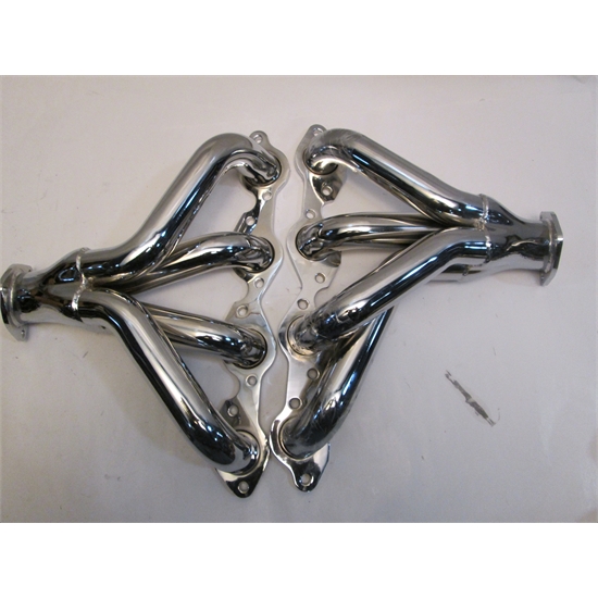 Big Block Fits Chevy Tight-Fit, Block Hugger Headers, Chrome