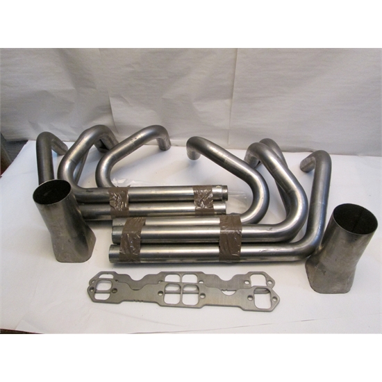Garage Sale Small Block Chevy Header Kit, 17/8 Standard Port, 31/2 Collector
