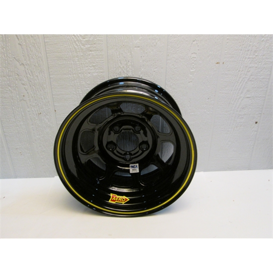 Real Imca Racing Rims Garage Sale - Aero 52 Series IMCA Certified Race Wheel, 5 On 4-3/4, Black