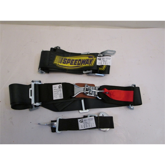 Speedway 5 Point Harness Seat Belt Combo, Latch And Link