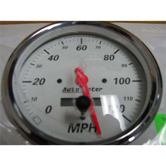 Garage Sale Auto Meter White 5 Inch Quad Gauge Set