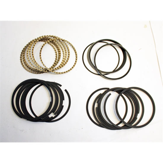 Chevy 350 Plasma Moly Rings Style C, .040 Over Bore