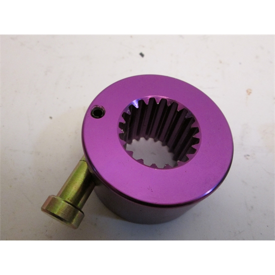 Aluminum Quick Release Steering Wheel Hub, Splined, 3/4 Inch