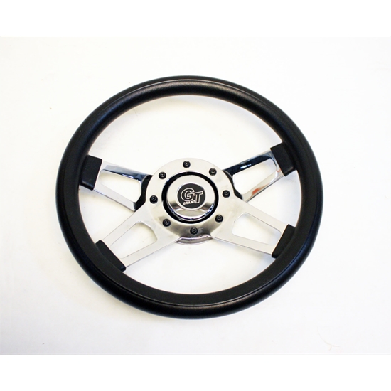 Garage Sale Grant 440 Challenger GT Steering Wheel, 131/2 Inch, Chrome