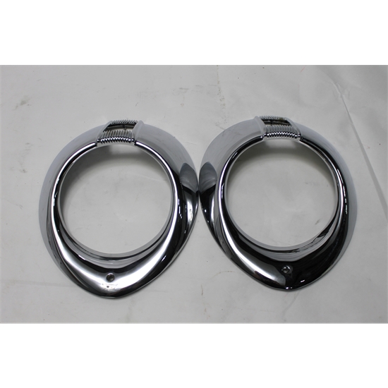 Garage Sale Headlight Trim Rings, 1940 Ford/Mercury Deluxe, 194041