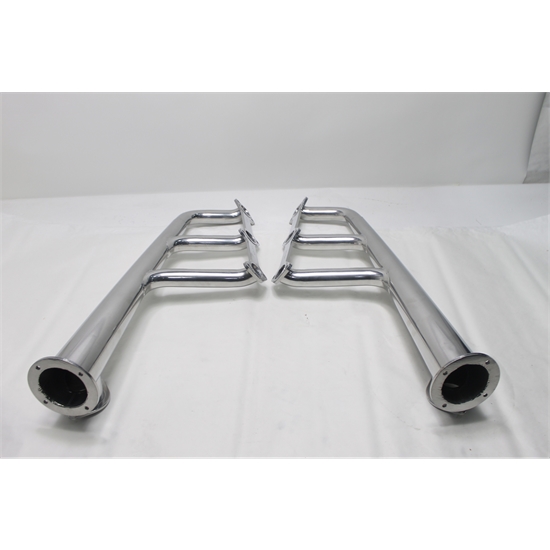 Flathead Ford V8 Lake Style Headers, AHC Coated