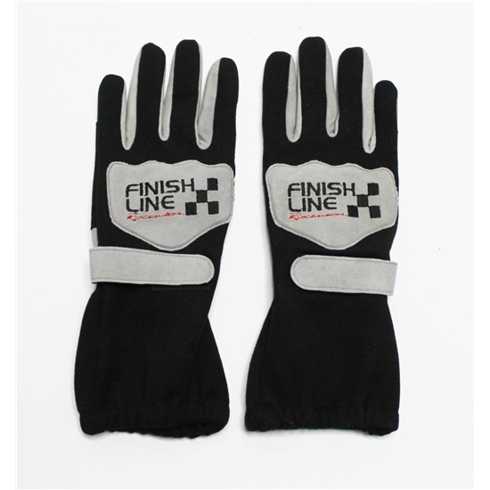Finishline Driver Racing Suit Gloves, Single Layer, Large