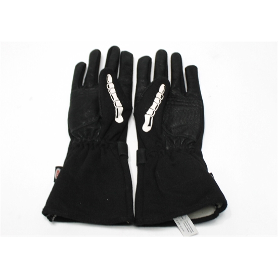 Bell Skeleton Racing Gloves, Black, Size XL