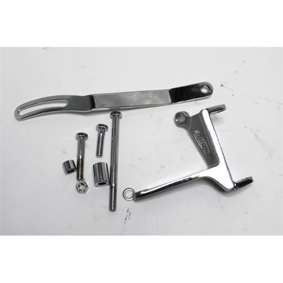 Garage Sale Small Block Chevy Upper Alternator Bracket, Chrome