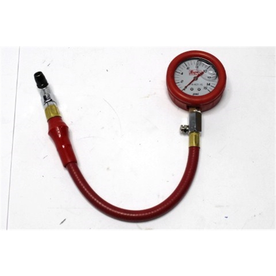 Speedway Liquid Filled Tire Pressure Gauge,015 PSI