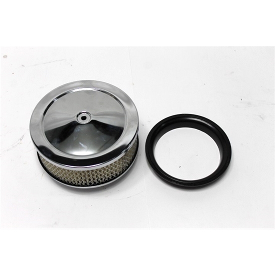 Garage Sale 63/8 Inch Chrome Air Cleaner, 4 Barrel Carb, 51/8 Inch Neck