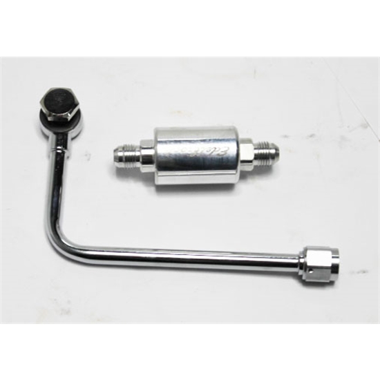 Garage Sale Edelbrock 8131 Performer Carb Fuel Line Kit & Fuel Filter, 6 AN Inlet