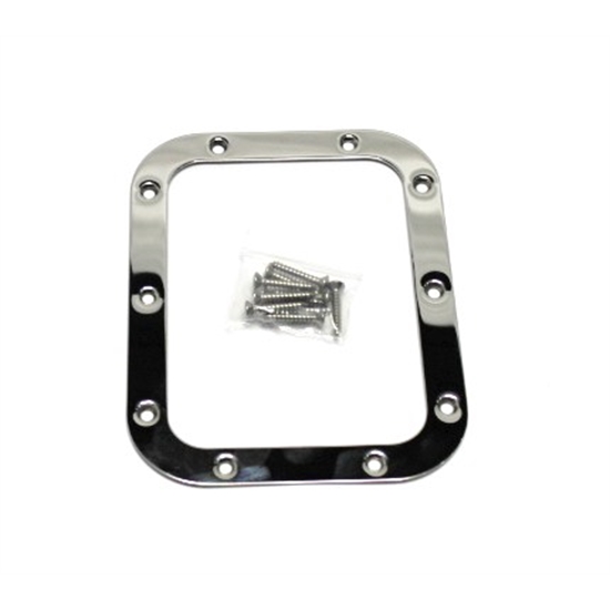 Garage Sale Lokar 70SFR Rectangular Shifter Boot Ring, Stainless