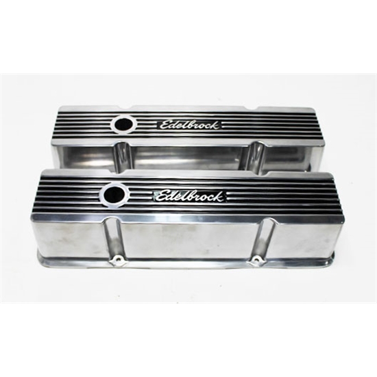 Garage Sale Edelbrock 4263 Elite Series Valve Cover Set, Small Block