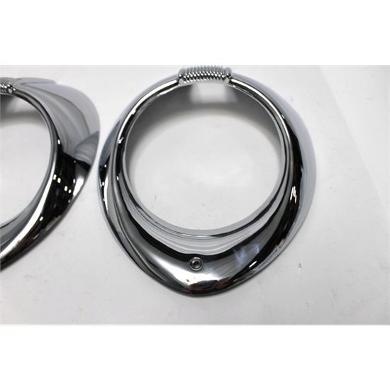 49 50 1949 1950 MERCURY STAINLESS HEADLIGHT OUTER RETAINER RING NEW
