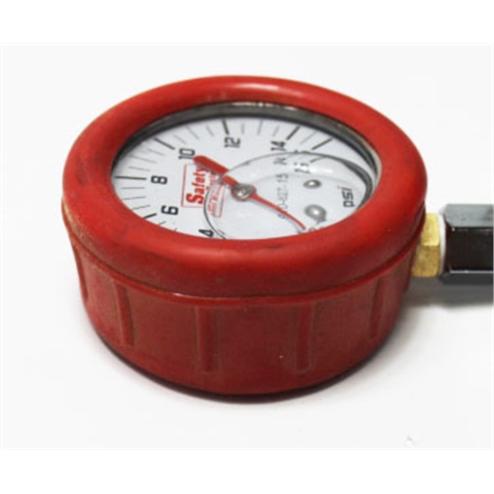 Speedway Liquid Filled Tire Pressure Gauge, 15 psi