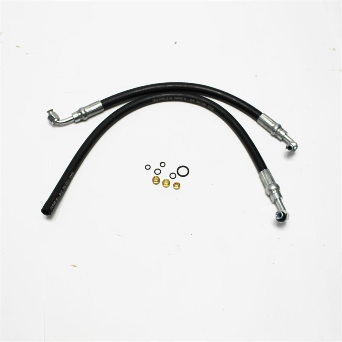 Garage Sale Power Steering Hose Kit for 198288 TBird Steering Rack