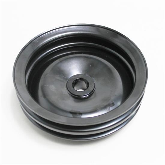 Garage Sale Black Double Groove Power Steering Pulley, Chevy