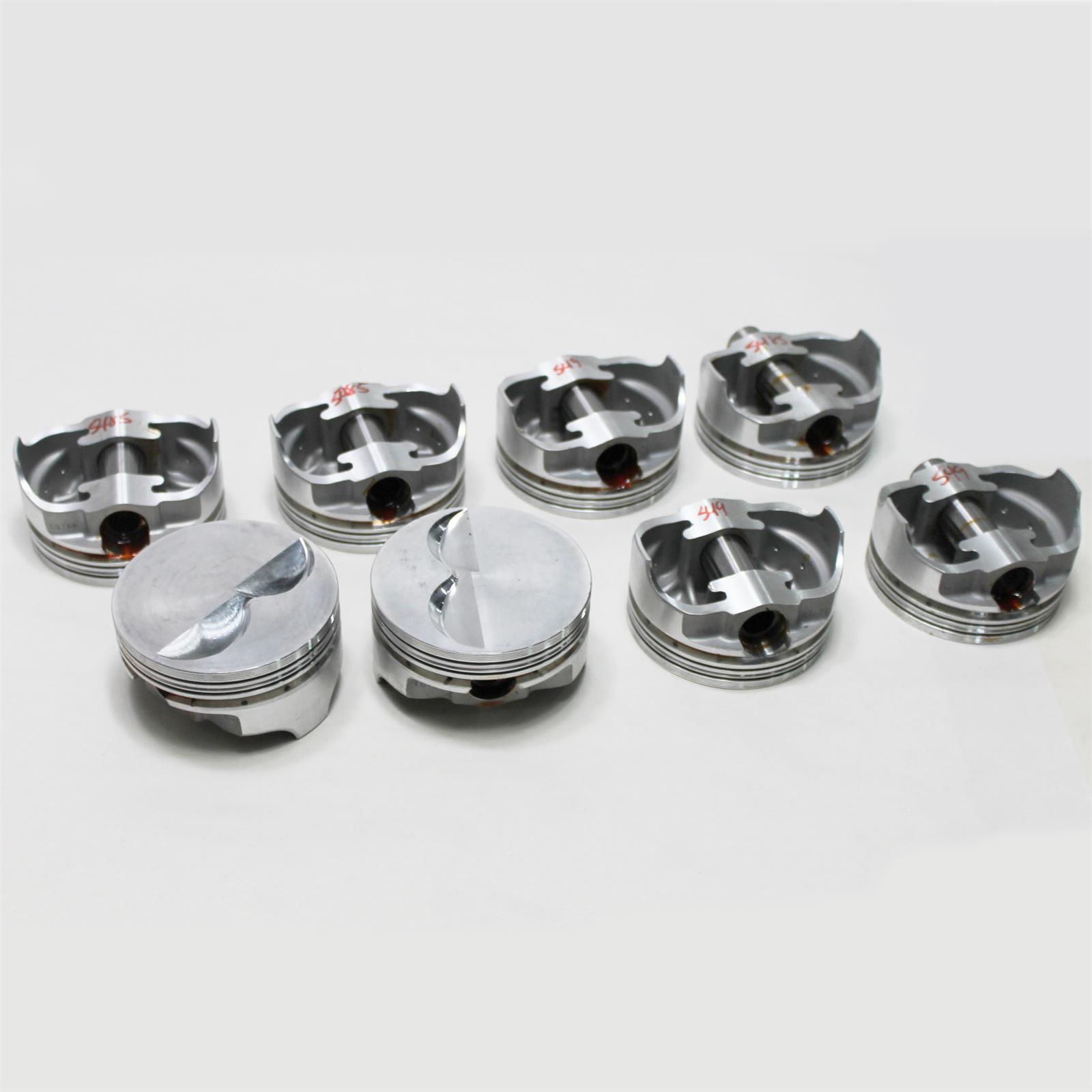 Garage Sale Icon Chevy 383 Pistons, Flat Top, 6.0 Rod, 030 Over