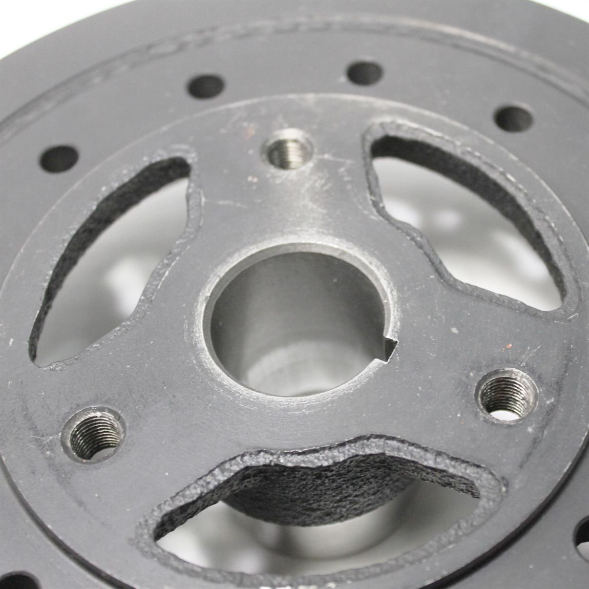 Garage Sale Small Block Chevy 400 Harmonic Balancer, 8 Inch, Plain Steel