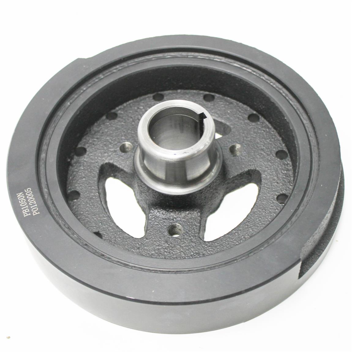 Garage Sale Small Block Chevy 400 Harmonic Balancer, 8 Inch, Plain Steel