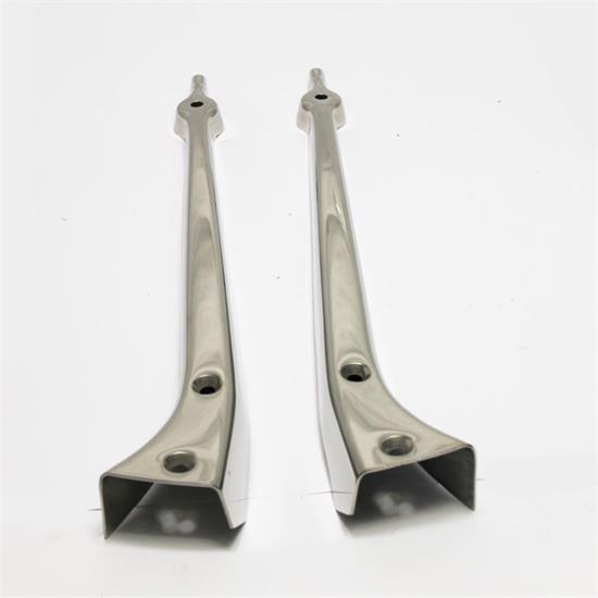 192829 Polished Stainless Steel Stock Windshield Posts