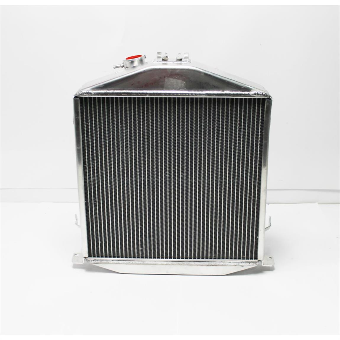 3 ROW Aluminum Radiator Shroud Fan For 1932 Ford HI High Boy Street/Rat