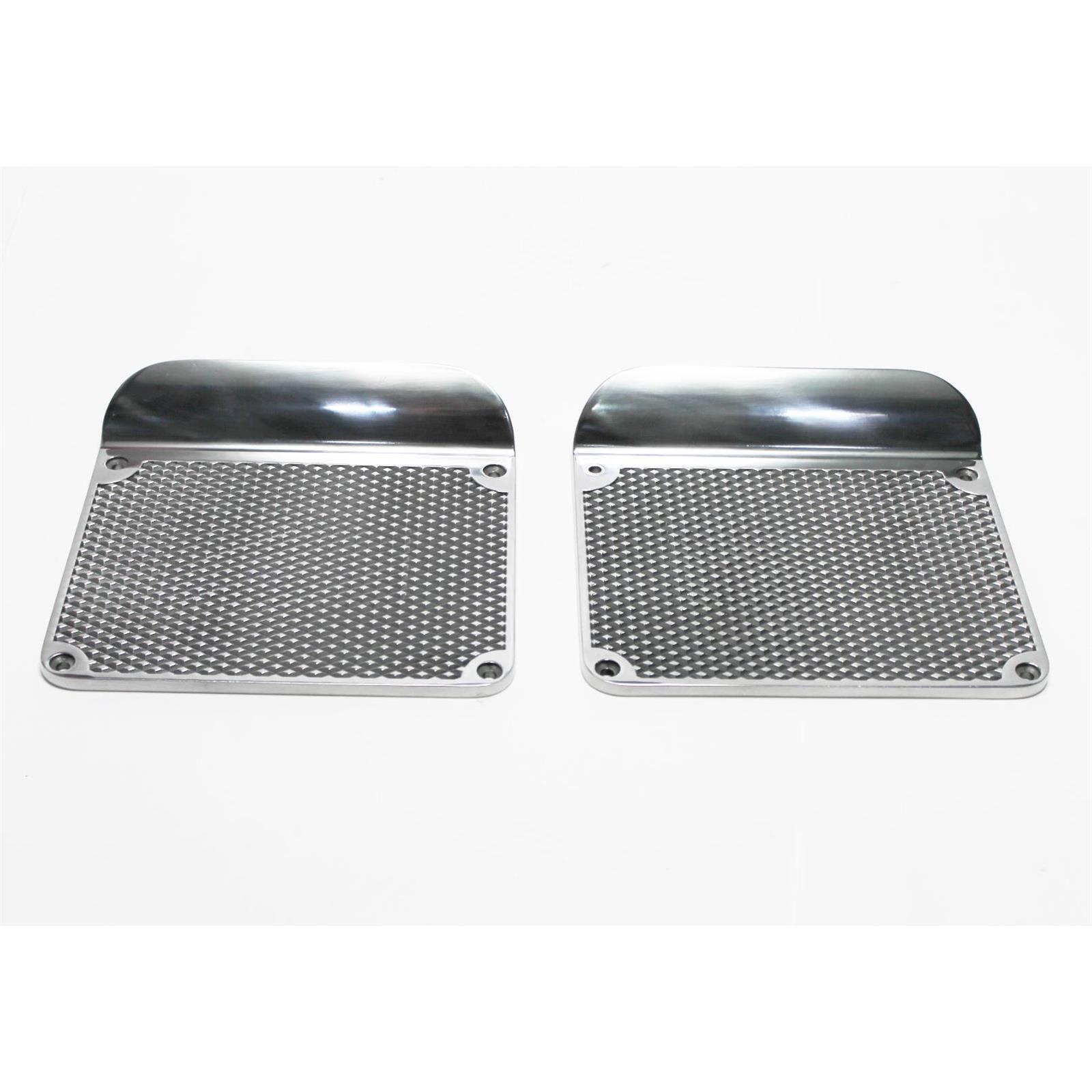 Garage Sale Diamond Style Step Plates, Polished Aluminum
