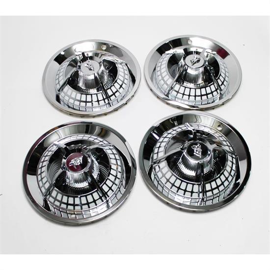 Garage Sale 1959 Lancer Crab Style Hubcaps, 15 Inch, Chrome, Set of 4