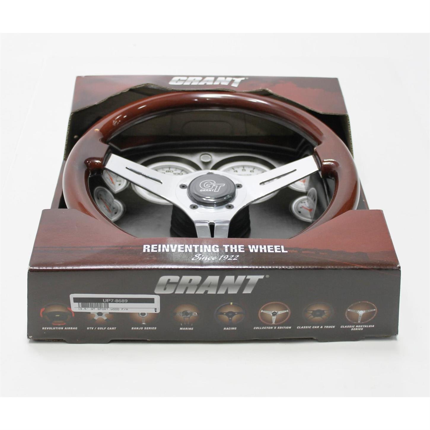 Garage Sale Grant 377 GT Steering Wheel, 14 Inch, Walnut
