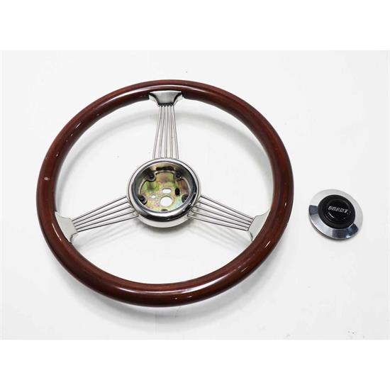 Grant 1057 Classic Banjo Steering Wheel, Mahogany Rim, 143/4 Inc