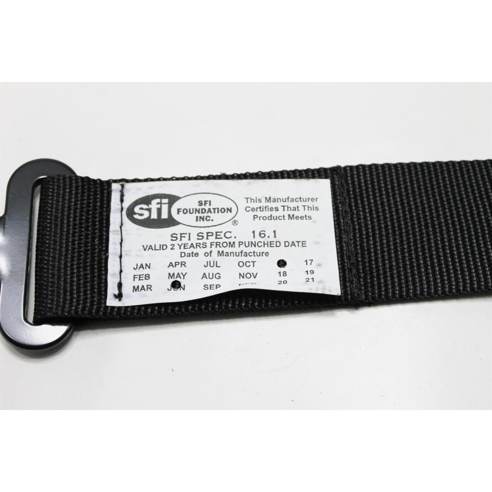 Garage Sale Impact Racing 5Point Ratchet Seat Belt Set, 2 Inch