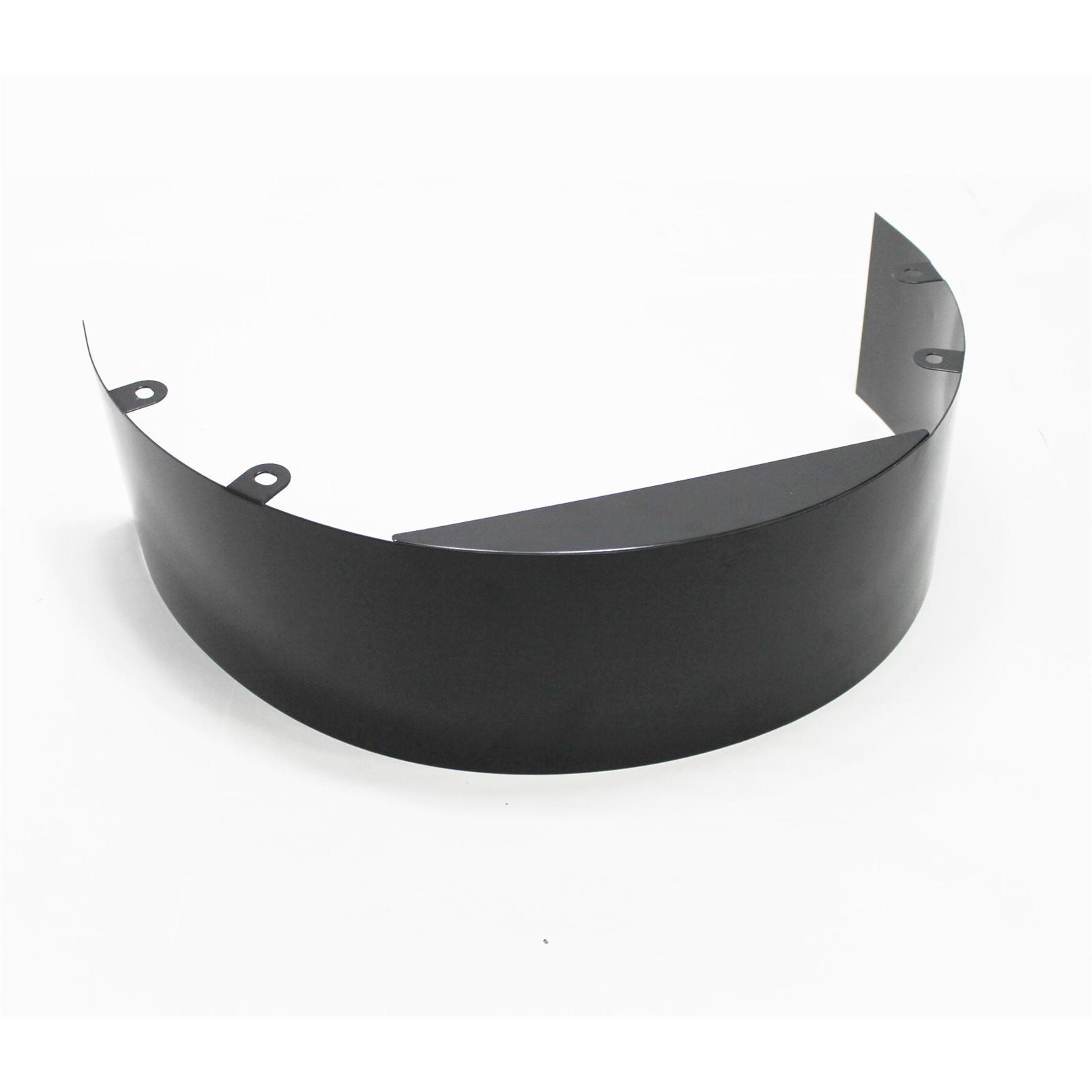 Universal Black Steel Fan Shroud - 20" Diameter, 5.5" Depth For Improved Cooling Performance