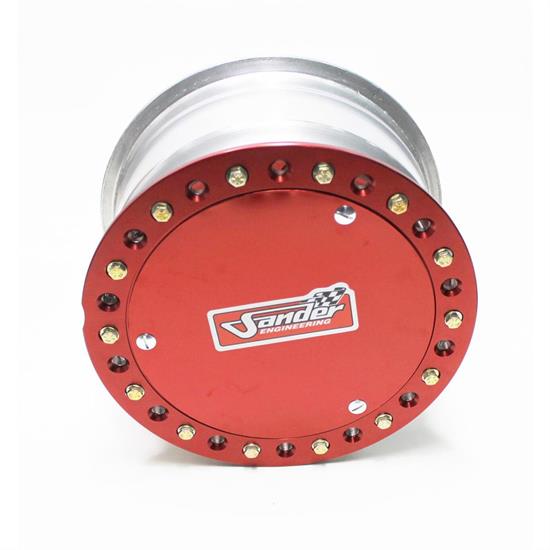 Sander 13074DO2 Direct Mount Wheel, 13x7, 4 Offs, Beadlock/Cove