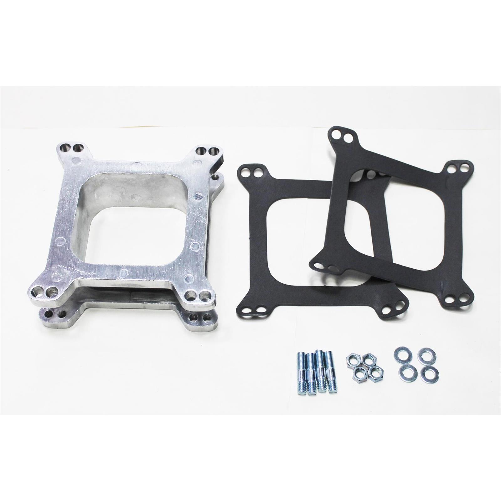 Aluminum Open Carb Spacer, 2 Inch