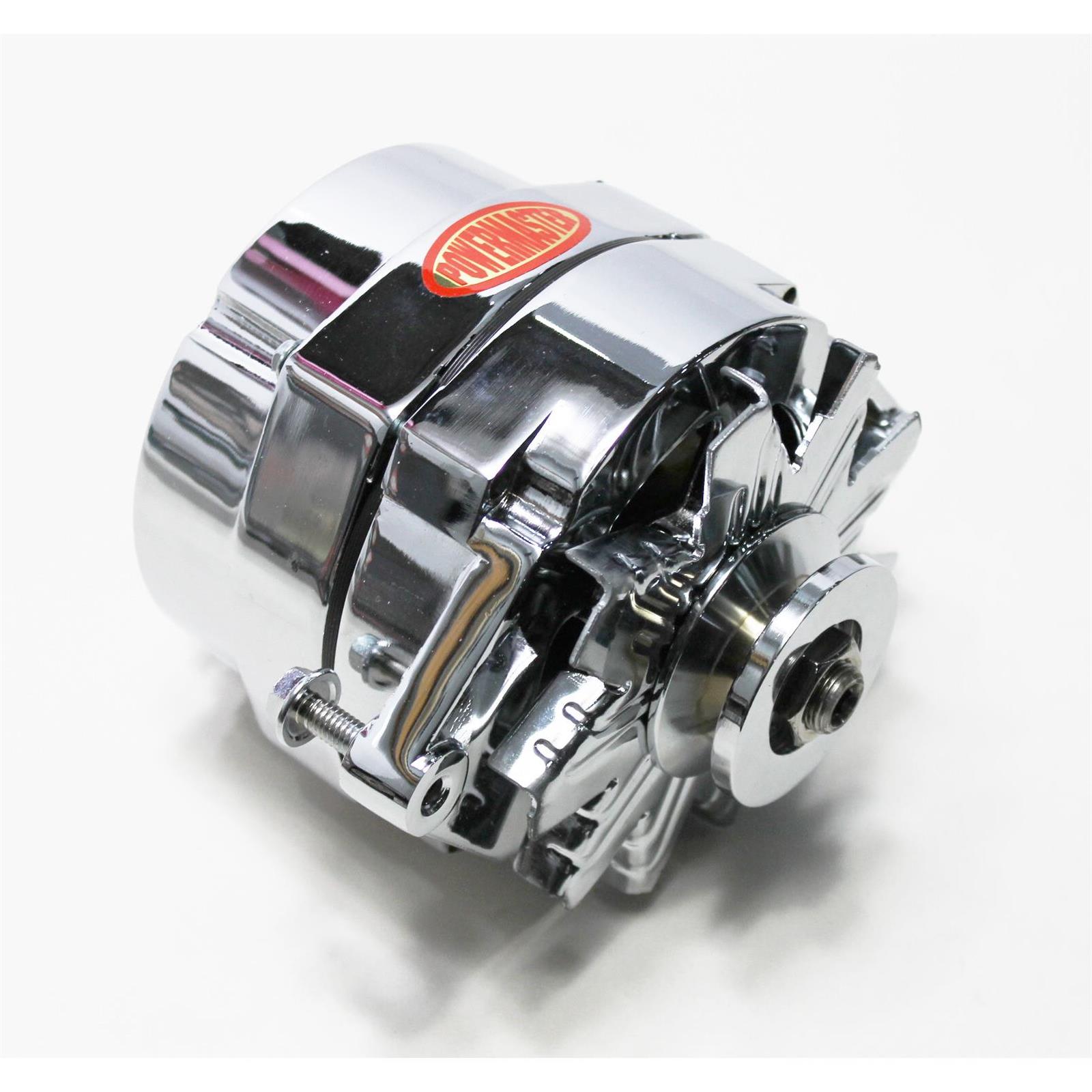 Powermaster 17294 GM 12SI 100 Amp Alternator, Chrome