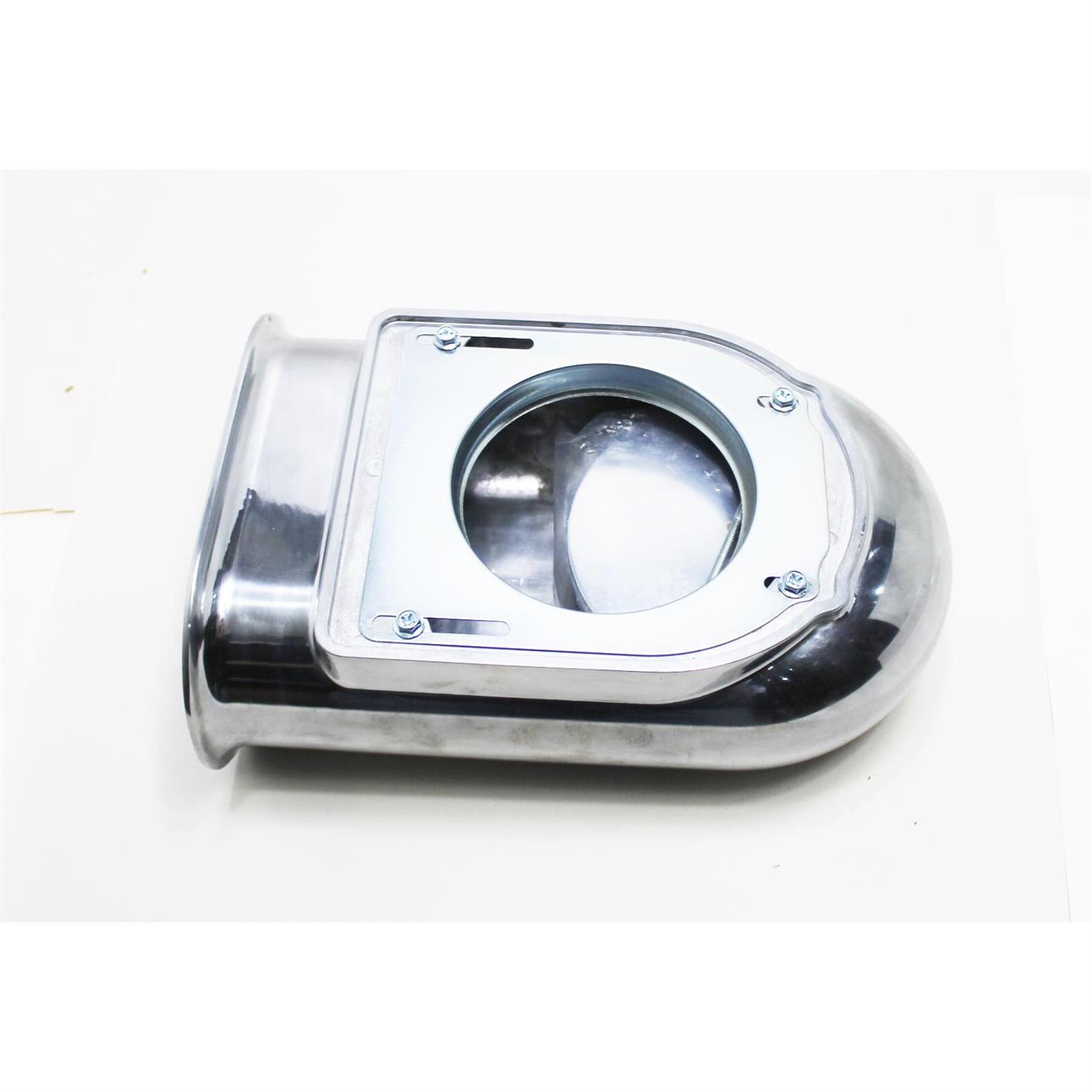 Speedway Gasser Finned Aluminum Single Quad Carburetor Air Scoop