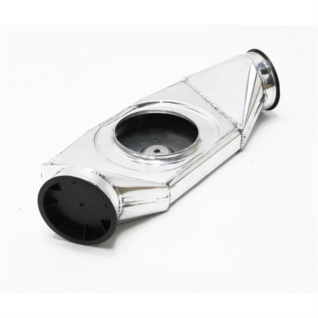 Spectre 9834 Carbureted Air Intake Plenum, Dual Inlet, Anodized