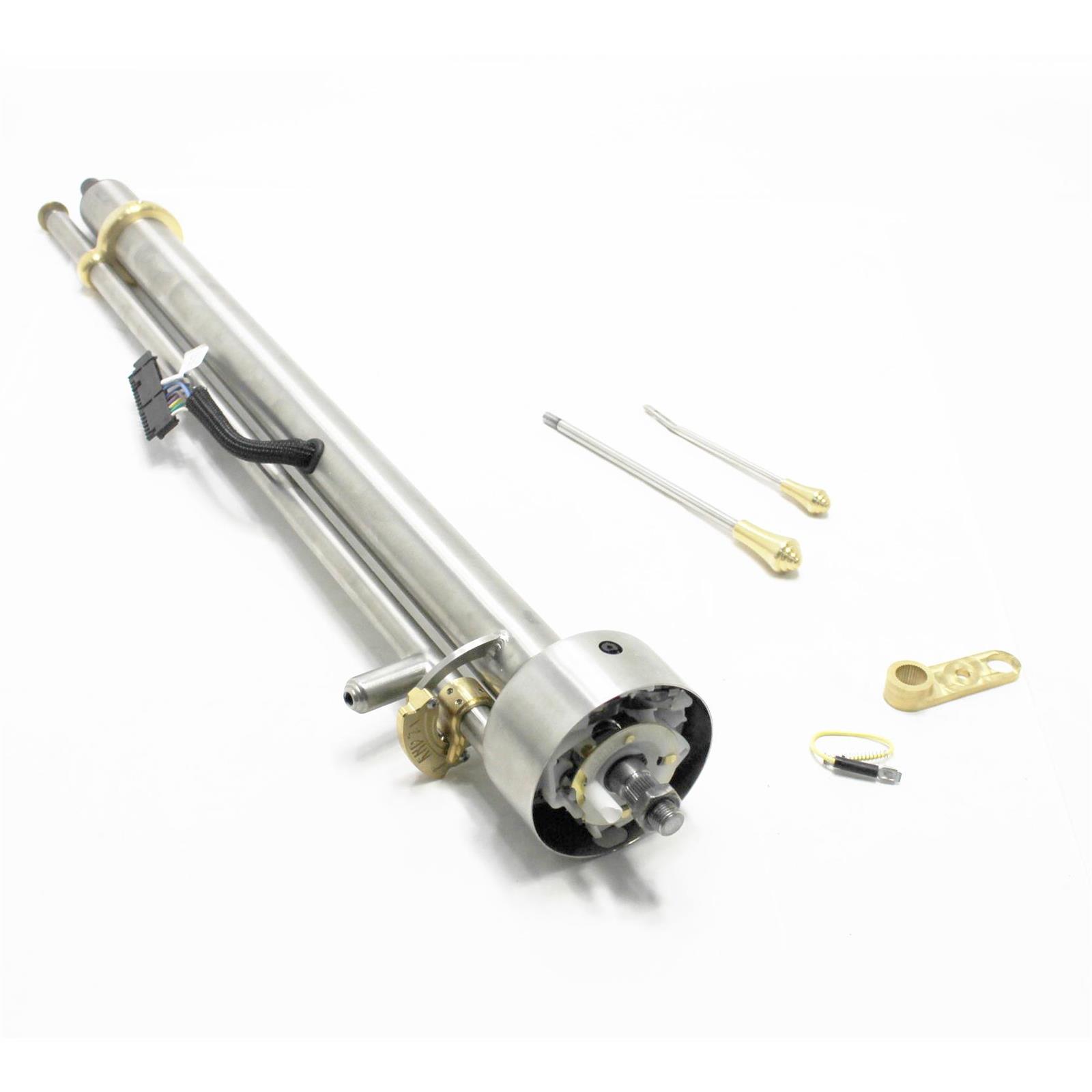 Ididit 1400300015 40 Style Straight Steering Column, 3 Speed, 30