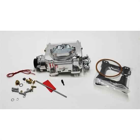 Street Demon 1900 625 CFM 4 Barrel Carburetor, Ball Burnished Alu