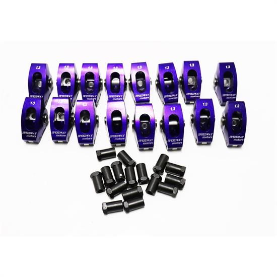 1.3:1 SBC Camshaft Break-In Roller Rocker Arms 3//8 Stud