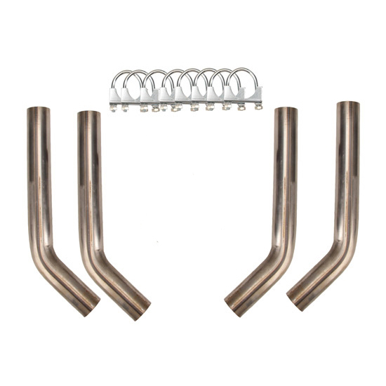 Universal Dual Exhaust Mandrel XPipe Balance Tube Kit, 21/2 Inc