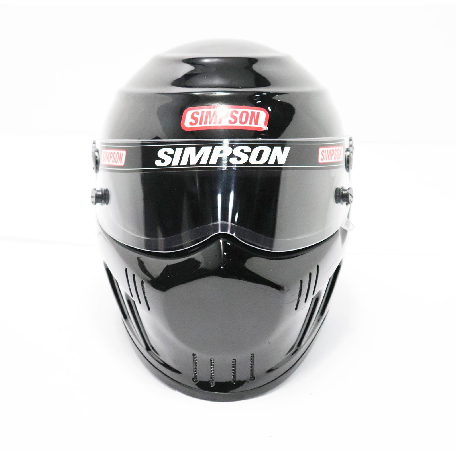 Simpson 6517182 Speedway RX SA2015 Racing Helmet, Black, 7 1/8
