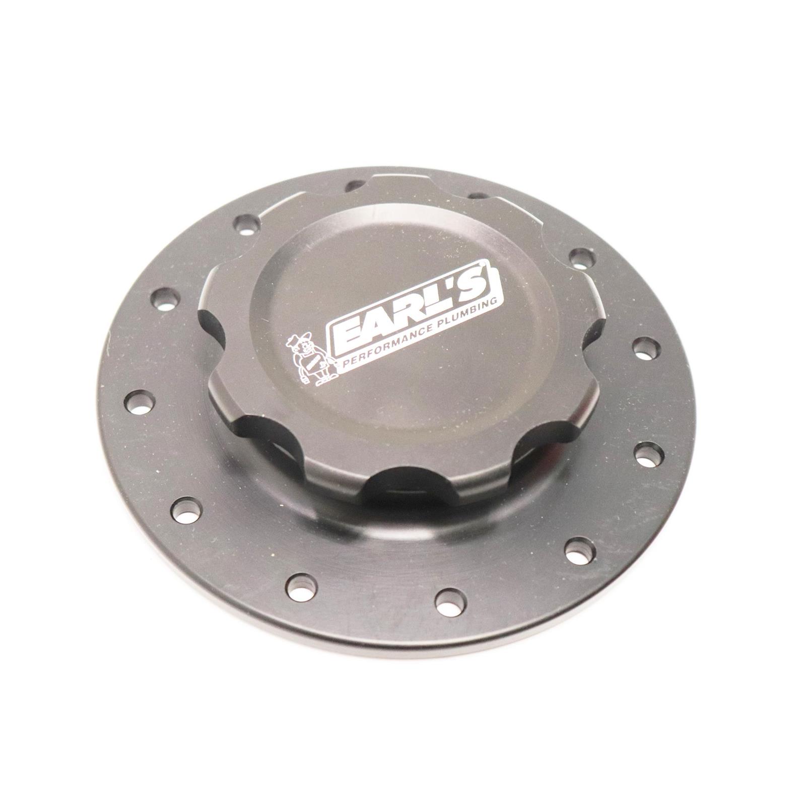 Earls 166017ERL Billet, Fuel Cell Cap, 12Bolt Flange