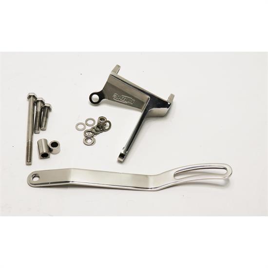 Small Block Chevy Upper Alternator Bracket, Stainless