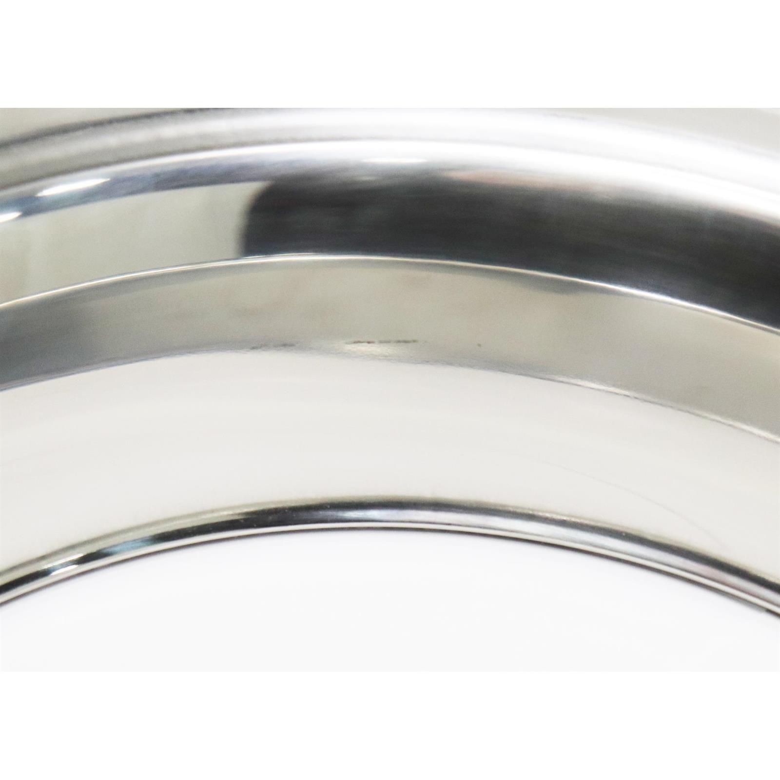 Stainless Steel Beauty Ring for 15 Inch GM Rally Wheel, 3 Inch Wi